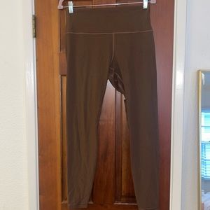 Brown Lulu Lemon align leggings
